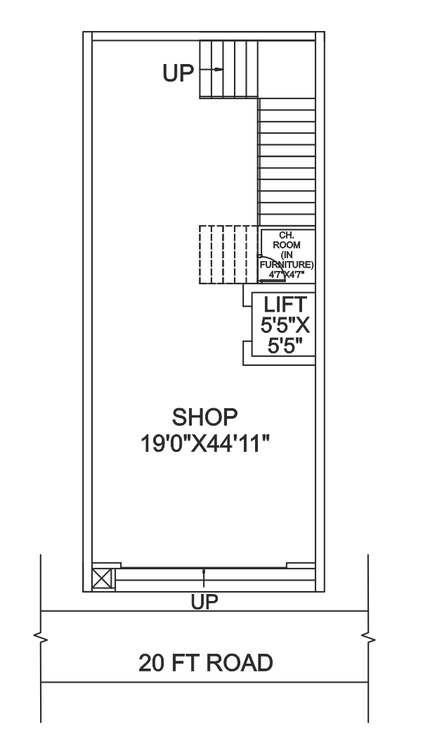 Shop Type 1 - Ground Floor