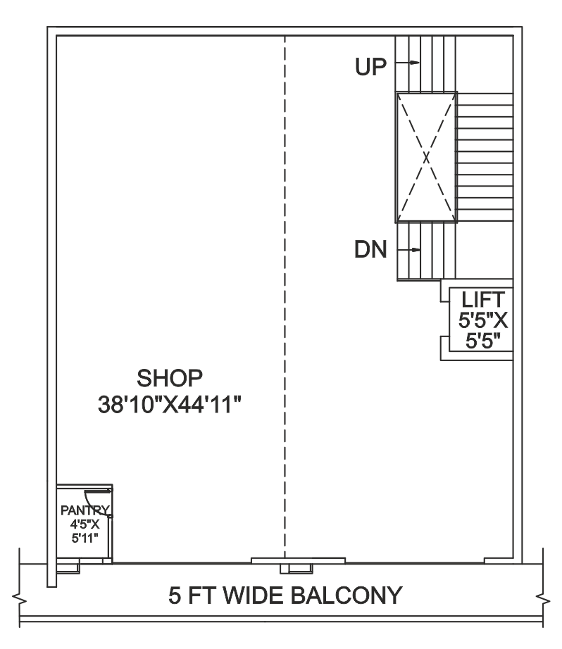Shop Type 2 - First Floor