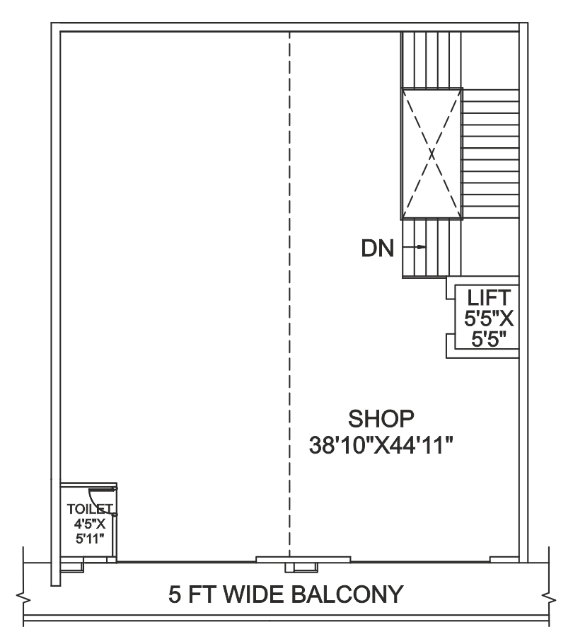 Shop Type 2 - Second Floor