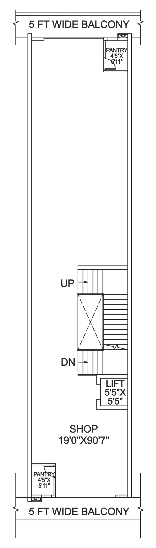 Shop Type 3 - First Floor